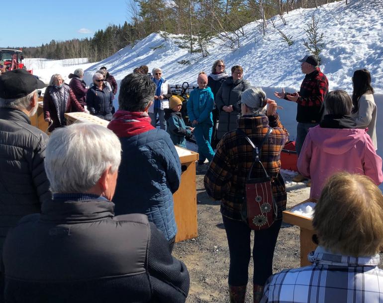 Événement Cabane à sucre avec les bénévoles